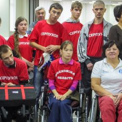 Спартакиада для инвалидов в доме Паралимпийского спорта