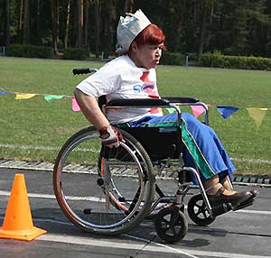 Фестиваль инвалидов по лёгкой атлетике и дартсу